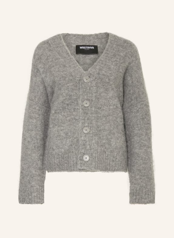 WRSTBHVR Strickjacke ENCI mit Alpaka GRAU