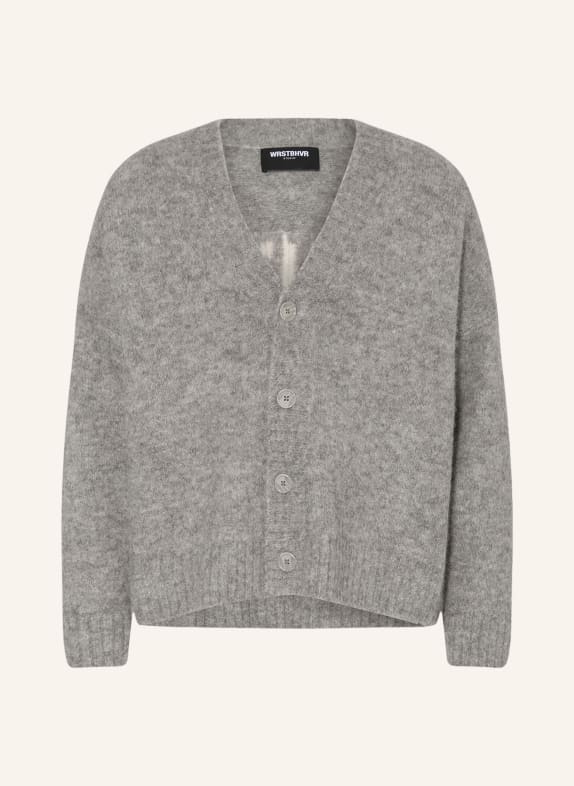 WRSTBHVR Strickjacke ENCI mit Alpaka GRAU