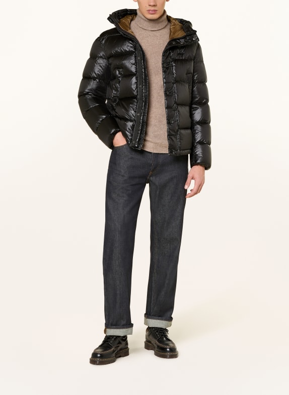 Blauer Daunenjacke CLIPPER SCHWARZ