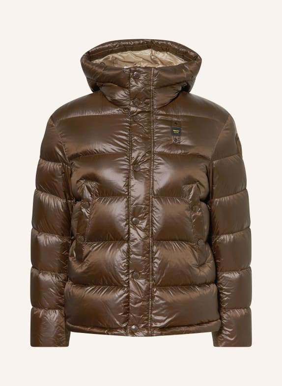 Blauer Daunenjacke CLIPPER DUNKELBRAUN