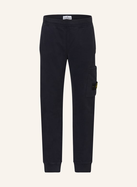 STONE ISLAND JUNIOR Tepláky TMAVĚ MODRÁ