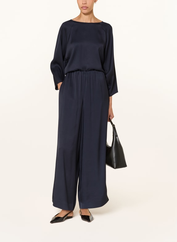 DRYKORN Satijnen broek TWEEZER DONKERBLAUW