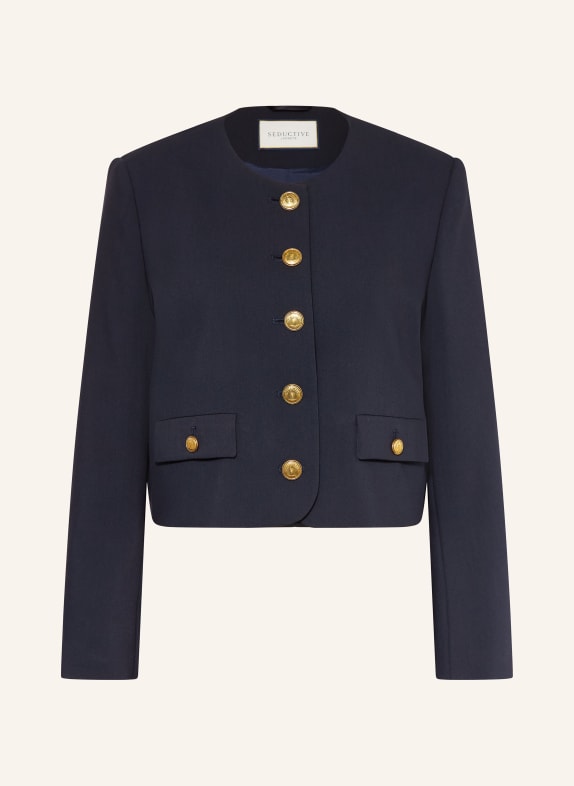 SEDUCTIVE Boxy jacket CATHERINE DARK BLUE