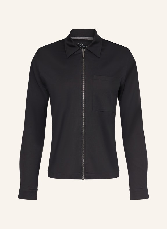 DESOTO Jersey-Overjacket SCHWARZ