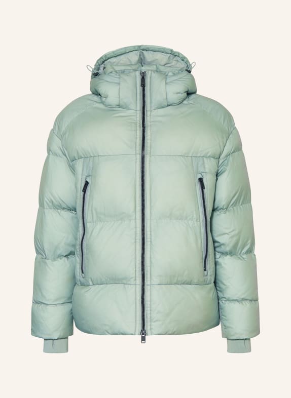 BOSS Steppjacke ORBOK mit abnehmbarer Kapuze MINT