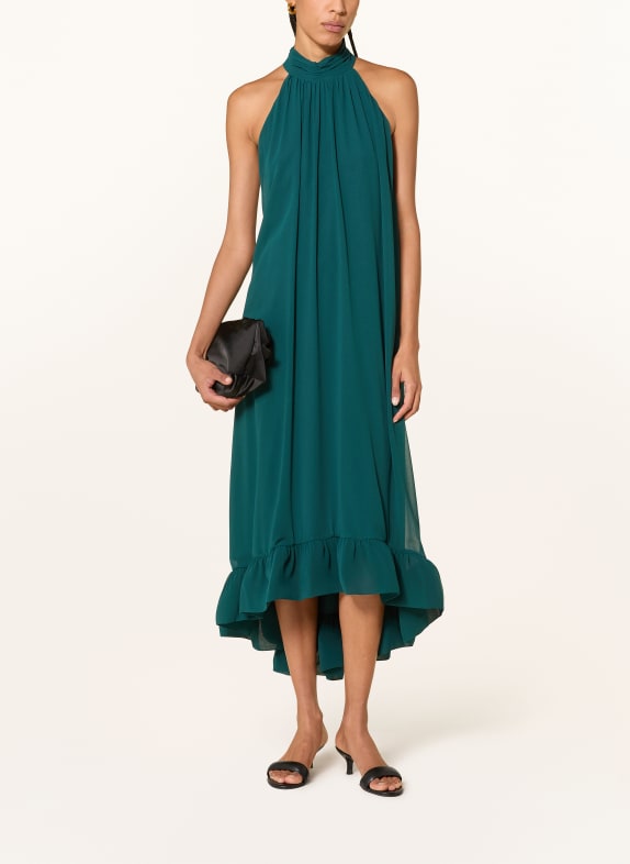 APART Kleid mit Rüschen DUNKELGRÜN