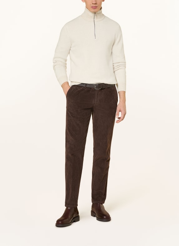 HILTL Cordchino Slim Fit DUNKELBRAUN