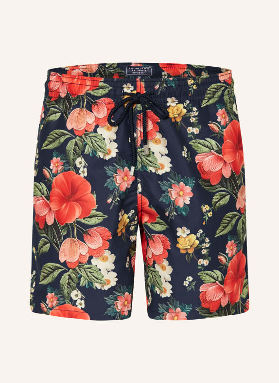 VILEBREQUIN Szorty kąpielowe MOOREA GRANATOWY / CZERWONY / ZIELONY