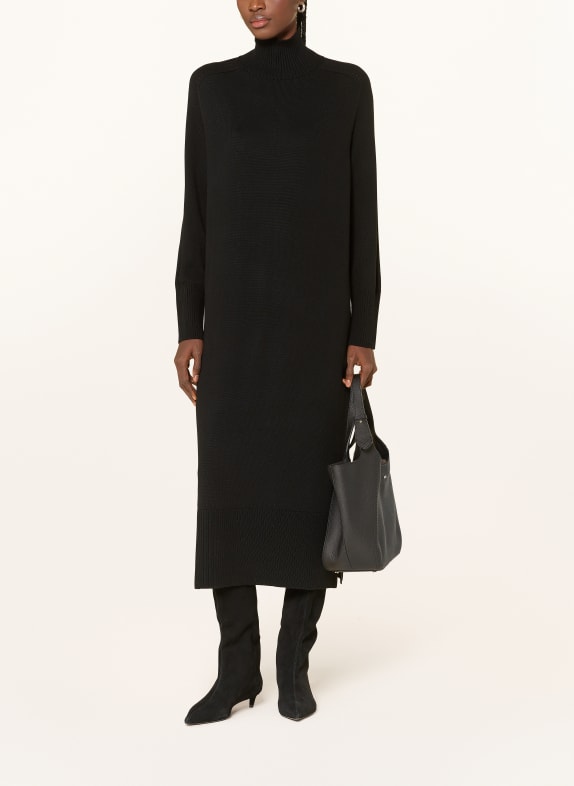 BOSS Strickkleid FAGLIATELLE SCHWARZ