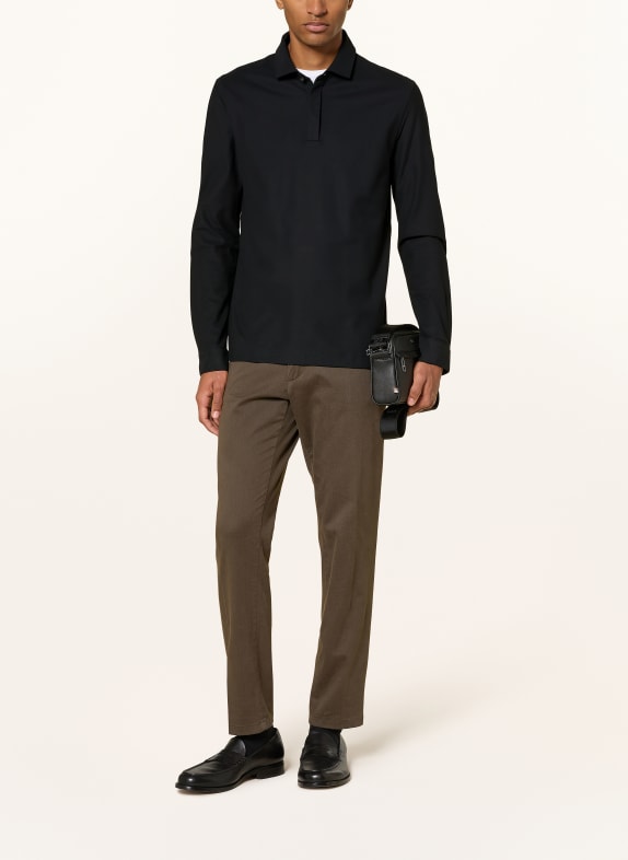 BOSS Jersey-Poloshirt PERSON SCHWARZ