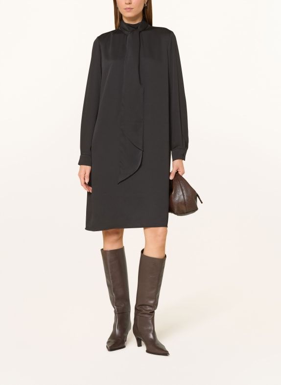 MARC AUREL Schluppenkleid SCHWARZ