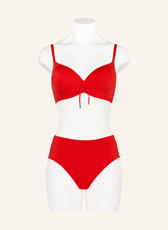 MARIE JO Bikini-broekje met hoge taille MADURAI ROOD