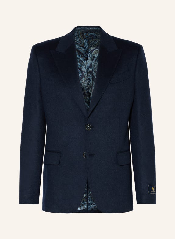 ETRO Regular fit cashmere jacket DARK BLUE