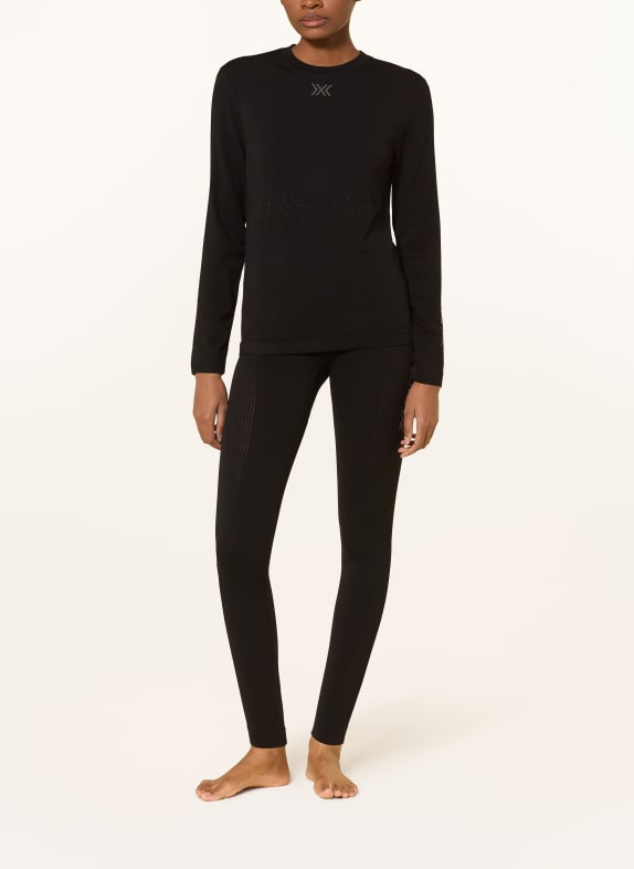 X-BIONIC Functioneel shirt MIGHTYWOOL met merinowol ZWART