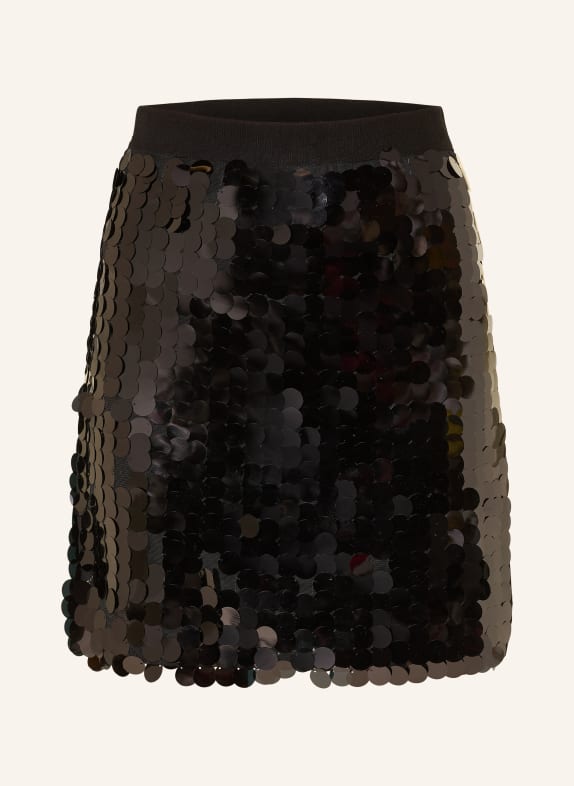 oui Rock mit Pailletten SCHWARZ