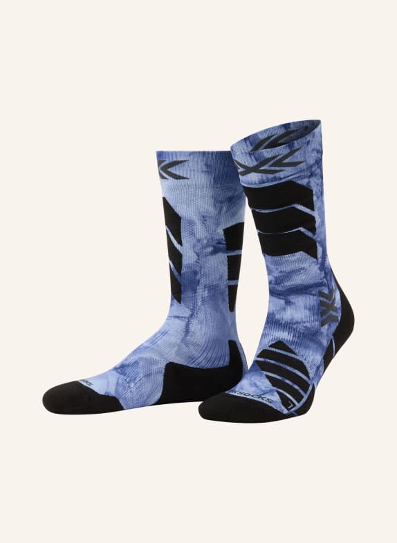 X-SOCKS Skisocken SKI EXPERT WILD BLAU / SCHWARZ