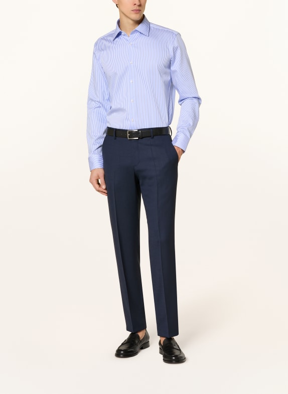 BOSS JOE Regular Fit Shirt WHITE / BLUE