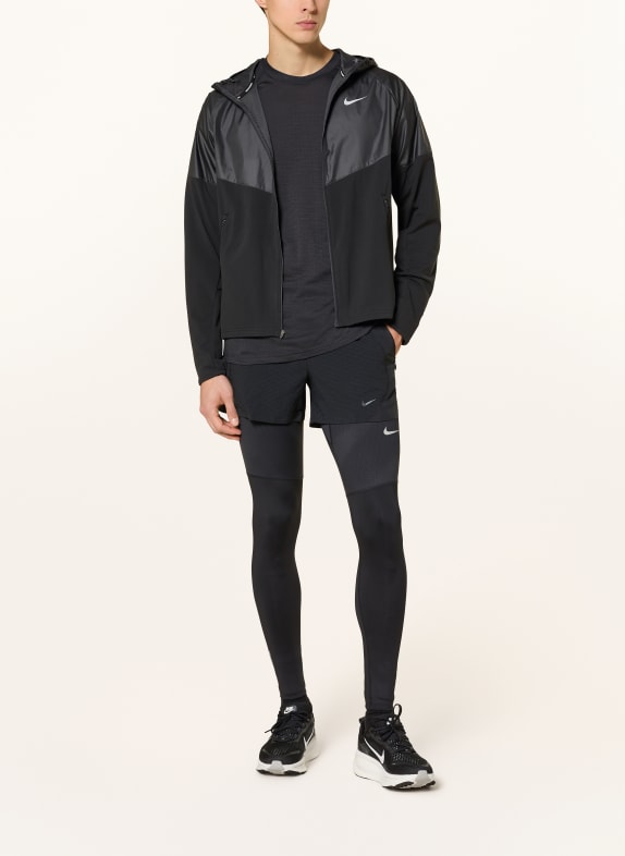 Nike Hybride hardloopjas MILER ZWART