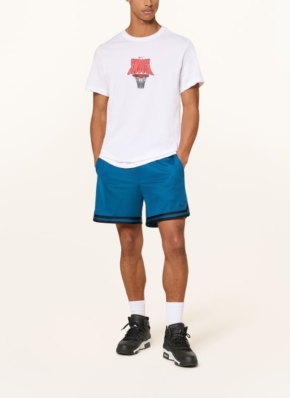 Nike Basketbalshorts DNA PETROL / ZWART