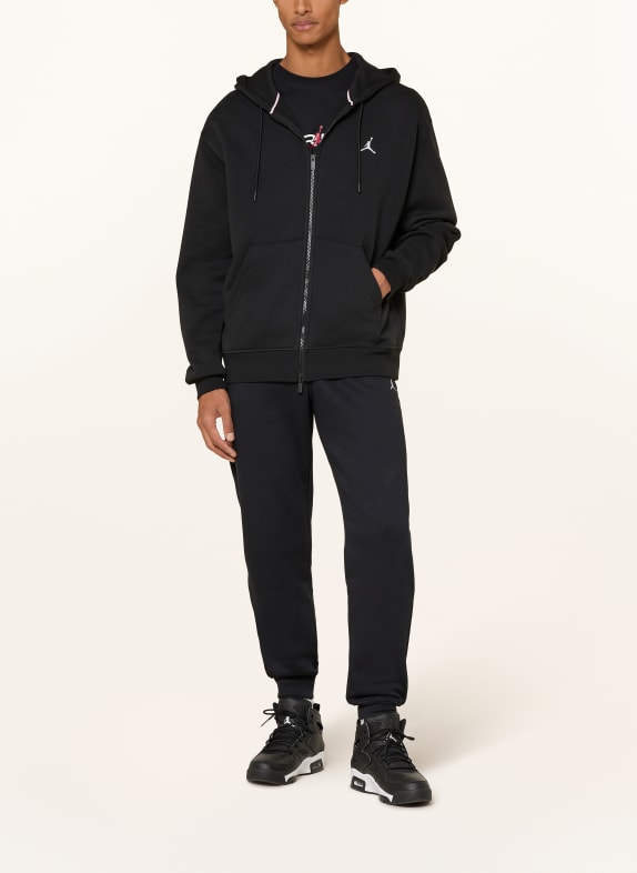 JORDAN Sweatjack JORDAN BROOKLYN FLEECE ZWART