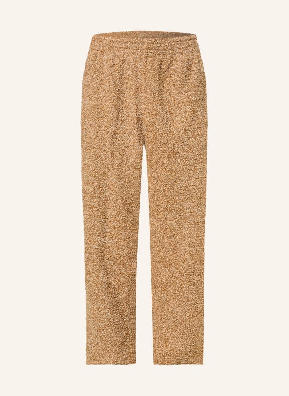 adidas Originals Sweatpants aus Bouclé COGNAC / WEISS