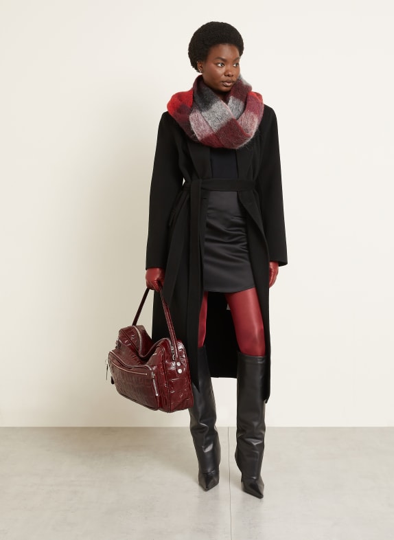 Acne Studios Wollmantel SCHWARZ