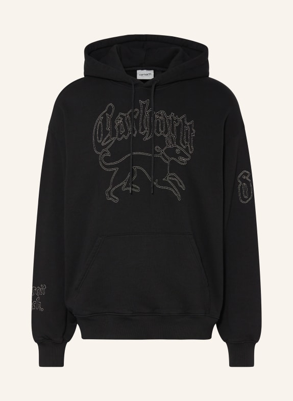 carhartt WIP Hoodie HACKWORK SCHWARZ / ECRU