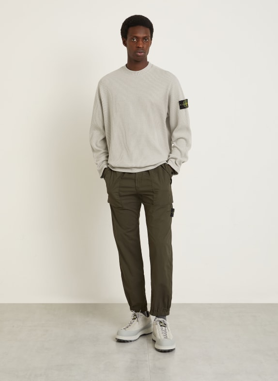 STONE ISLAND sweter JASNOCZARY