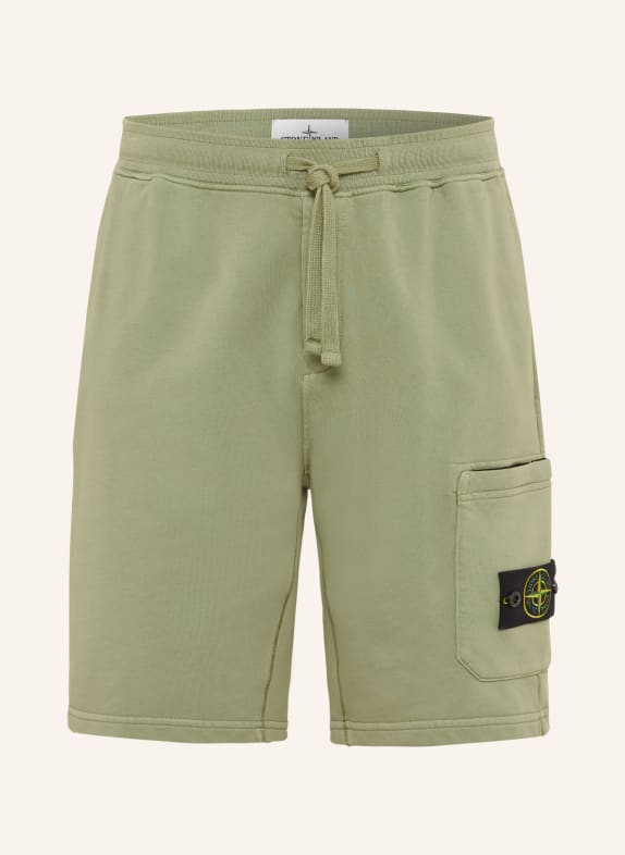 STONE ISLAND Sweatshorts GRÜN