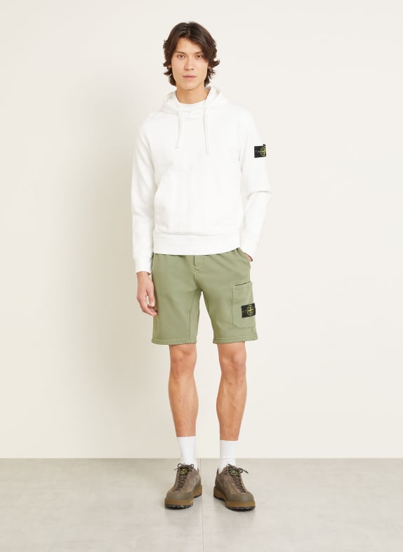 STONE ISLAND Sweatshorts GRÜN