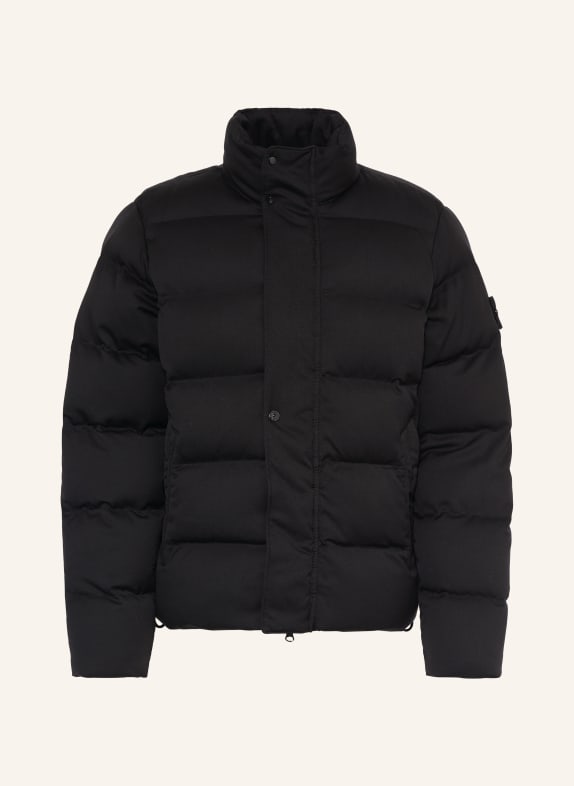 STONE ISLAND down jacket BLACK