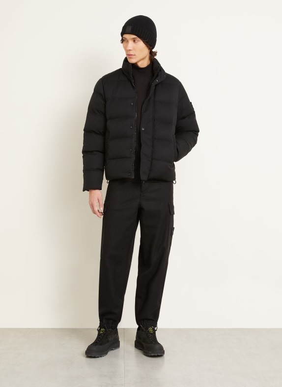 STONE ISLAND Daunenjacke SCHWARZ