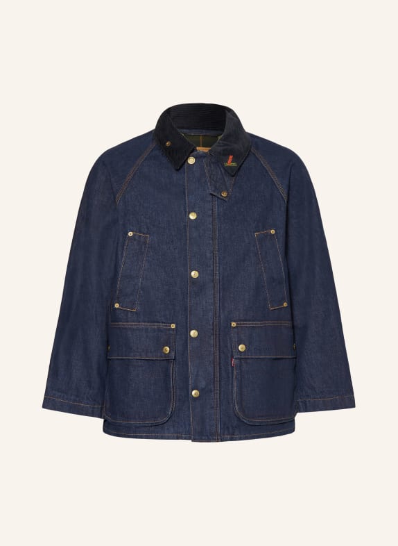 Barbour Jeansjacke OS BEDALE DENIM DUNKELBLAU