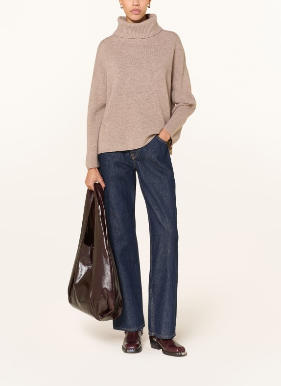 MRS 
HUGS Rollkragenpullover BEIGE