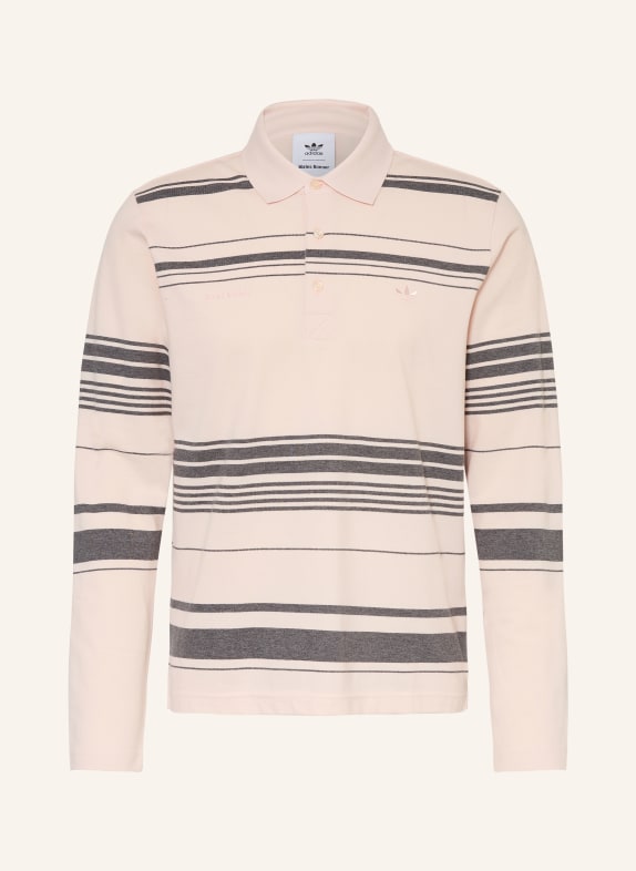 adidas Piqué-Poloshirt WALES BONNER Regular Fit HELLROSA / DUNKELGRAU