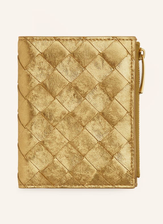 BOTTEGA VENETA Geldbörse GOLD/GOLD