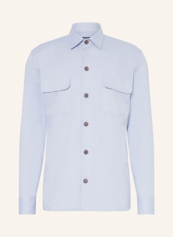 van Laack Overshirt REYDIN HELLBLAU