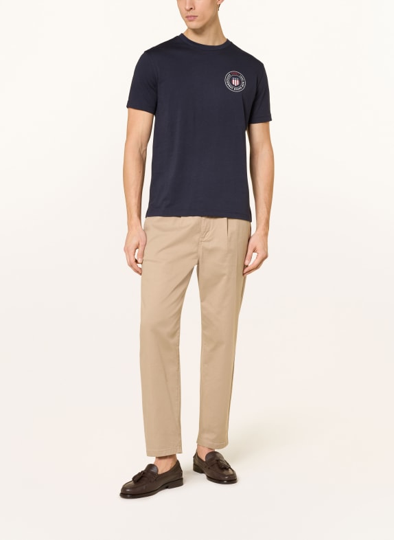 GANT T-shirt GRAPHIC MÖRKBLÅ