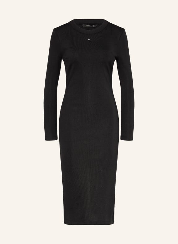 ARMANI EXCHANGE Strickkleid SCHWARZ