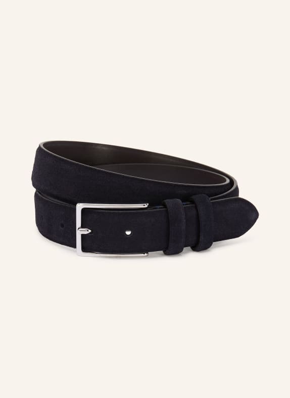 REISS Belt DANTE DARK BLUE / SILVER