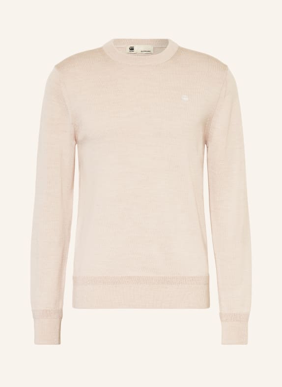 G-Star Pullover aus Merinowolle CREME