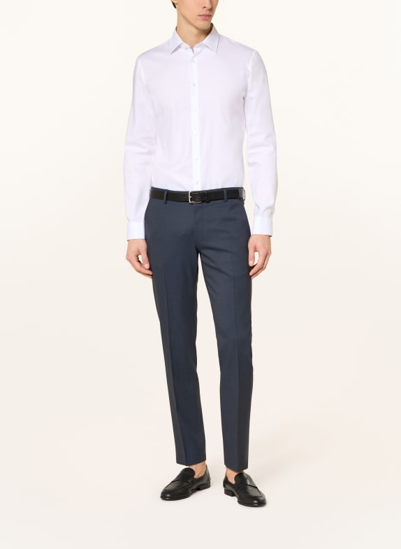 OLYMP Hemd No. Six super slim WEISS / HELLBLAU