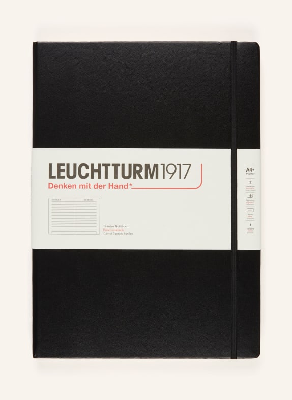 LEUCHTTURM Notizbuch SCHWARZ