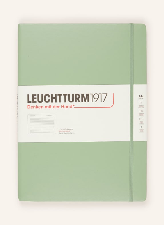 LEUCHTTURM Notizbuch MASTER SLIM HELLGRÜN