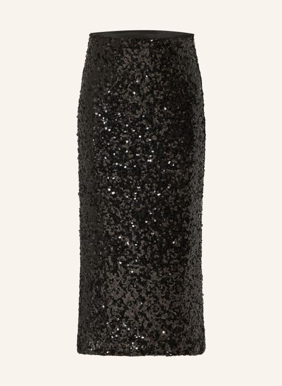 miss goodlife Rock mit Pailletten SCHWARZ