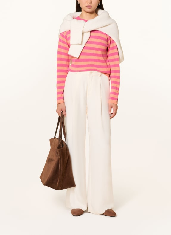 darling harbour Cashmere-Pullover apricot / watermelon