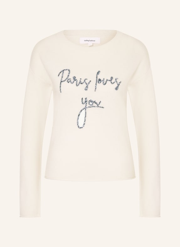 darling harbour Cashmere-Pullover CREME