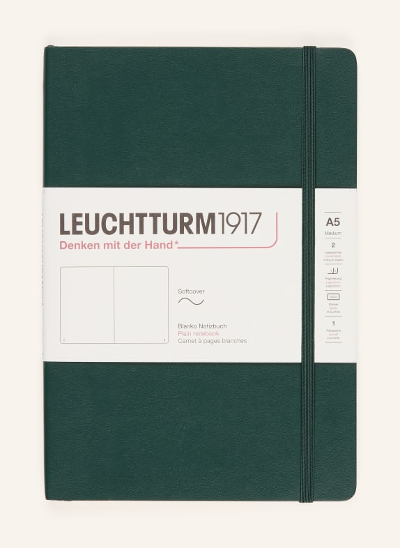 LEUCHTTURM Notizbuch DUNKELGRÜN