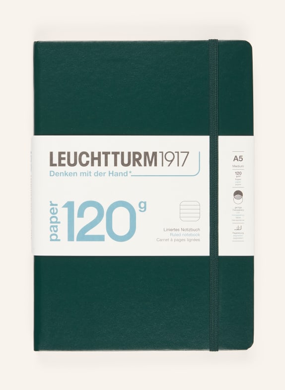 LEUCHTTURM Notizbuch DUNKELGRÜN
