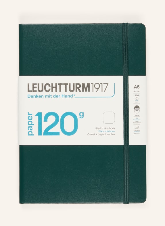 LEUCHTTURM Notizbuch MEDIUM EDITION 120 DUNKELGRÜN
